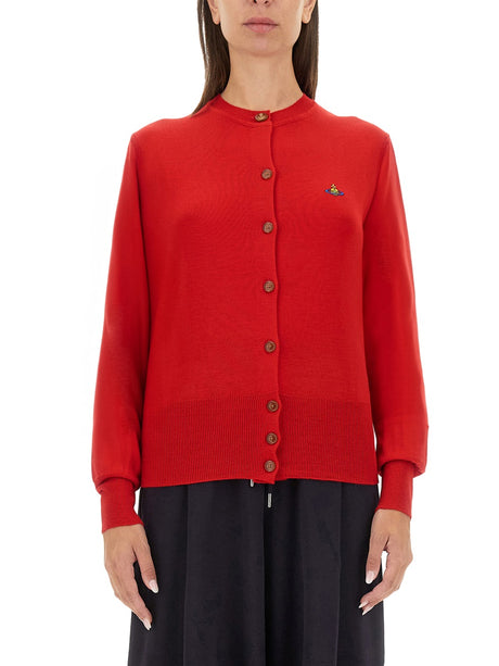 VIVIENNE WESTWOOD Elegant Cardigan Sweater for Women - Size S