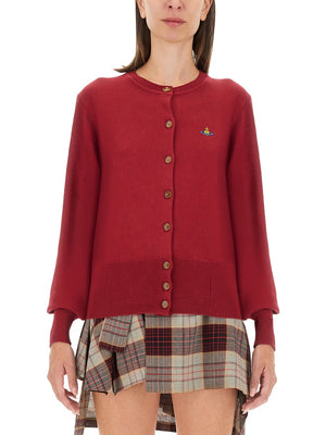 VIVIENNE WESTWOOD Elegant Cardigan Sweater for Women - Size S