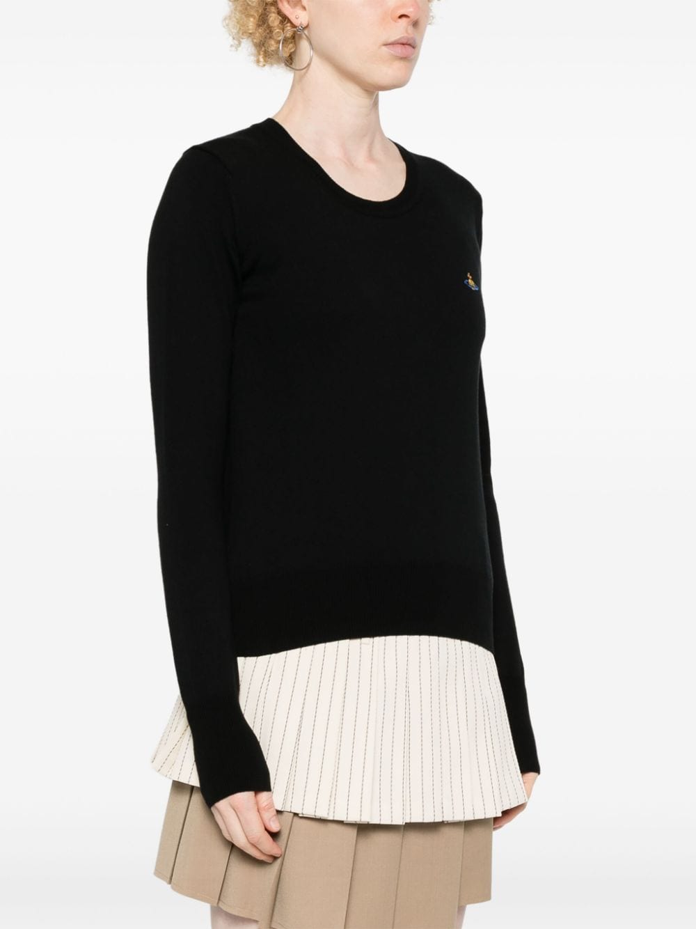 VIVIENNE WESTWOOD Organic Cotton & Cashmere Blend Jumper