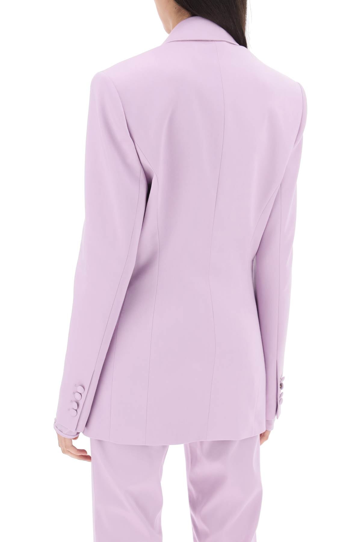 MAGDA BUTRYM Elegant Purple Single-Breasted Blazer for Women's SS23 Wardrobe