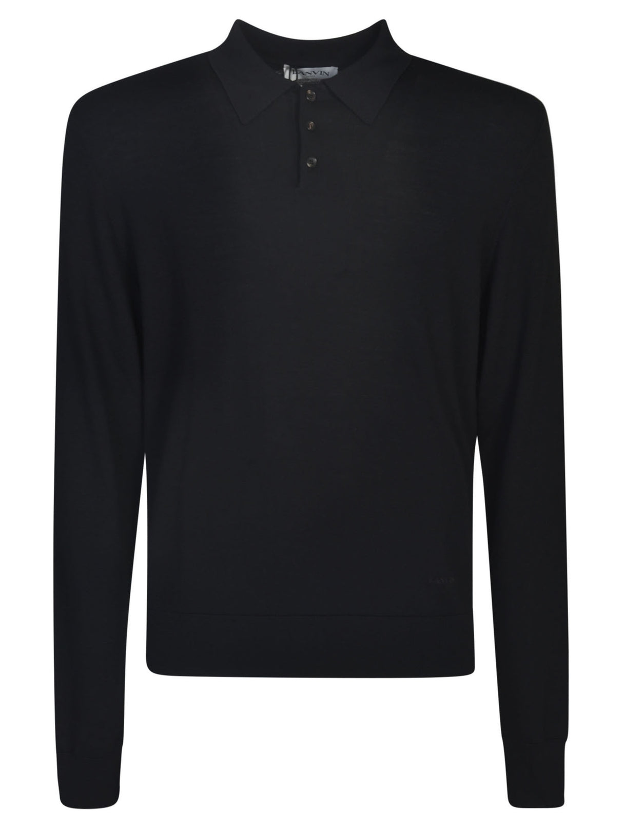 Lanvin Stylish Black Pullover Sweater for Men