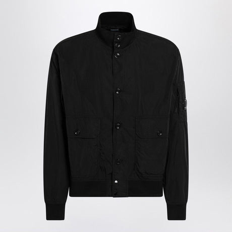 C.P.COMPANY Men's High Collar Jacket with Functional Pockets