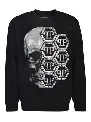 Philipp Plein Sleek Black Sweater for Men