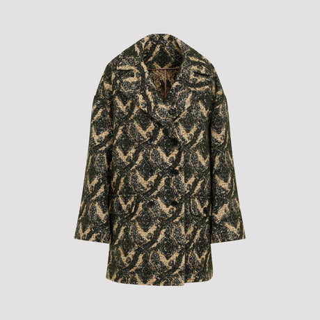 ETRO Caban Jacquard Jacket - Double Breasted