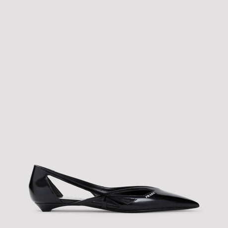 PRADA 100% Leather Ballerinas