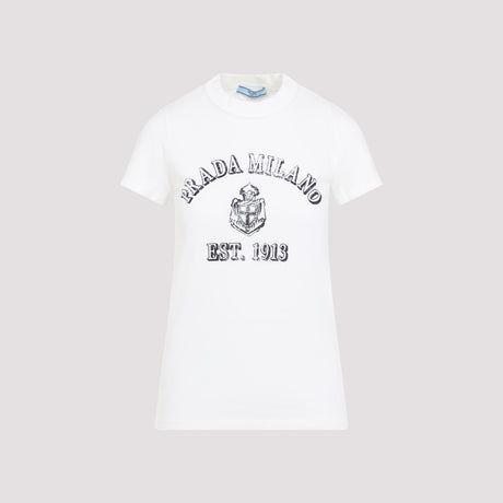 PRADA Cotton T-shirt for Spring/Summer 2025