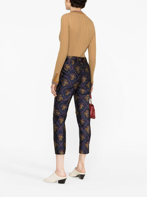 Colorful Geometric Print Pants for Women - FW23 Collection