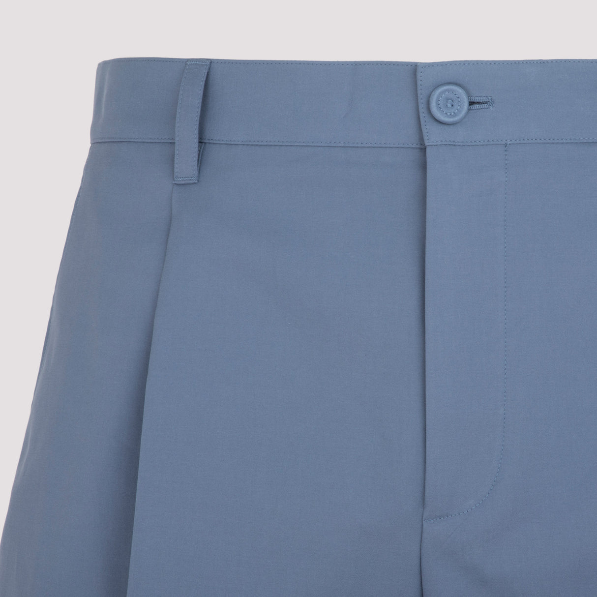 DIOR HOMME Classic Blue Chino Shorts for Men - FW21 Collection