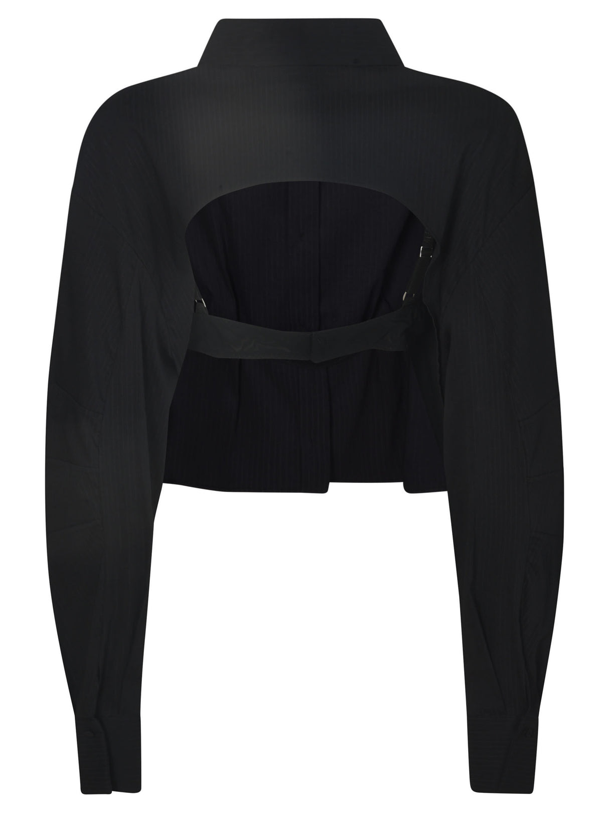 ALESSANDRO VIGILANTE Mini Chic Black Shirt for Women