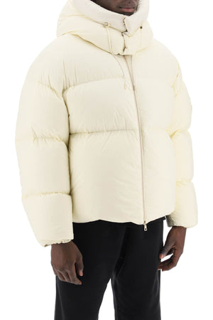 MONCLER X ROC NATION BY JAY Z Cream-Colored Down Jacket for Men - 2024 Collection