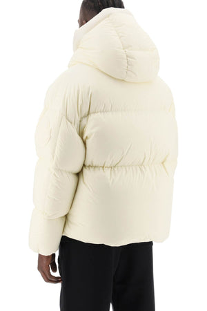 男士白色尼龙羽绒服 - 三叶草国际合作款式，由Jay-Z设计