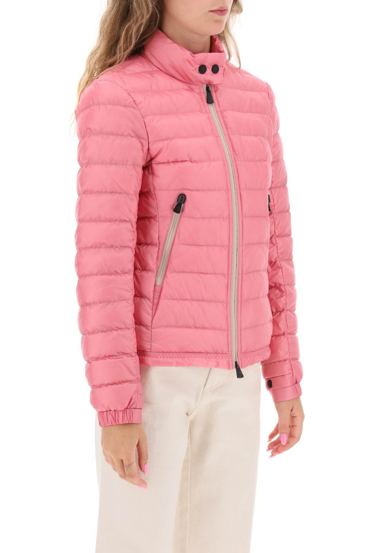 MONCLER GRENOBLE Fashion Forward Pink Full Zip Down Jacket for Women - FW23 Collection