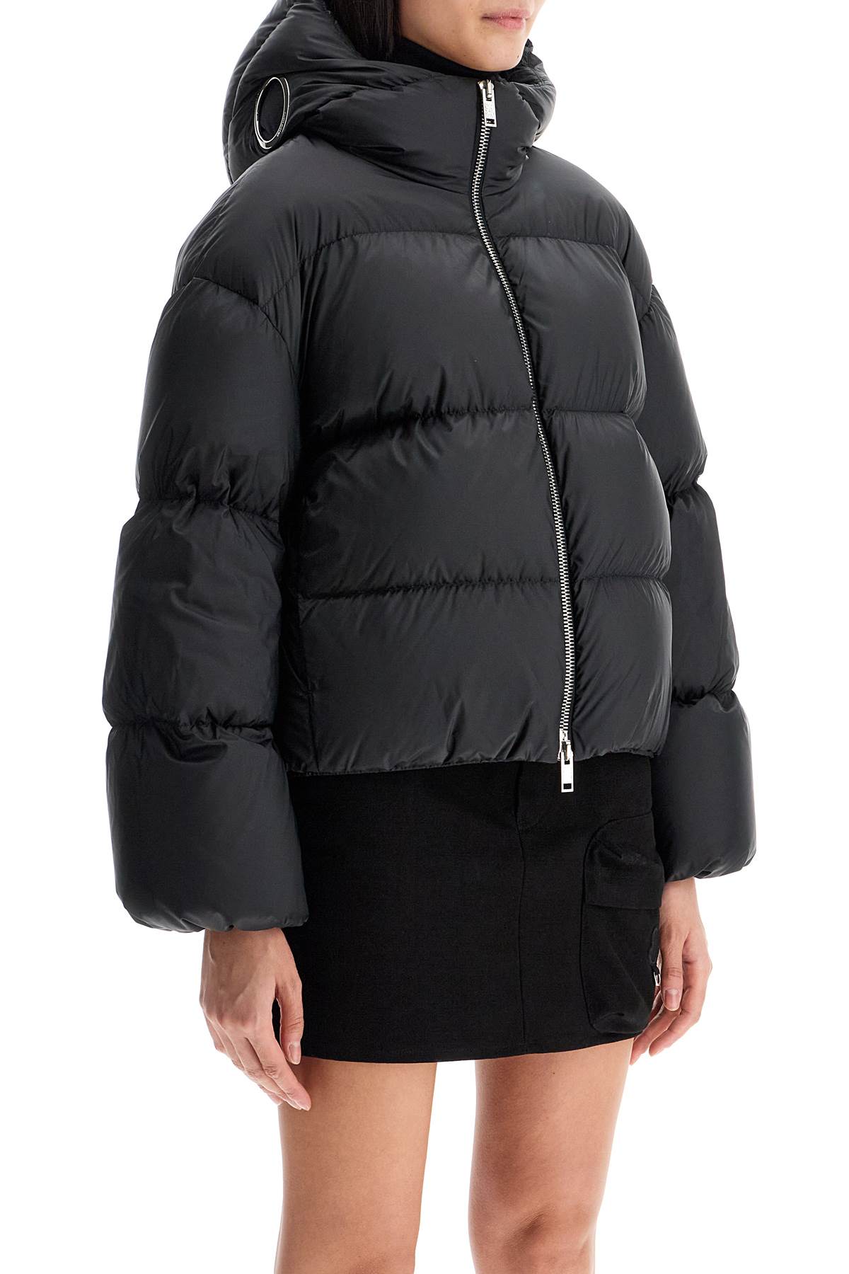 MONCLER Oversized Mini Down Jacket with Hood