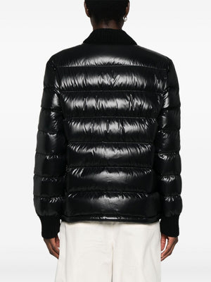 MONCLER Elegant Short Down Jacket in Black