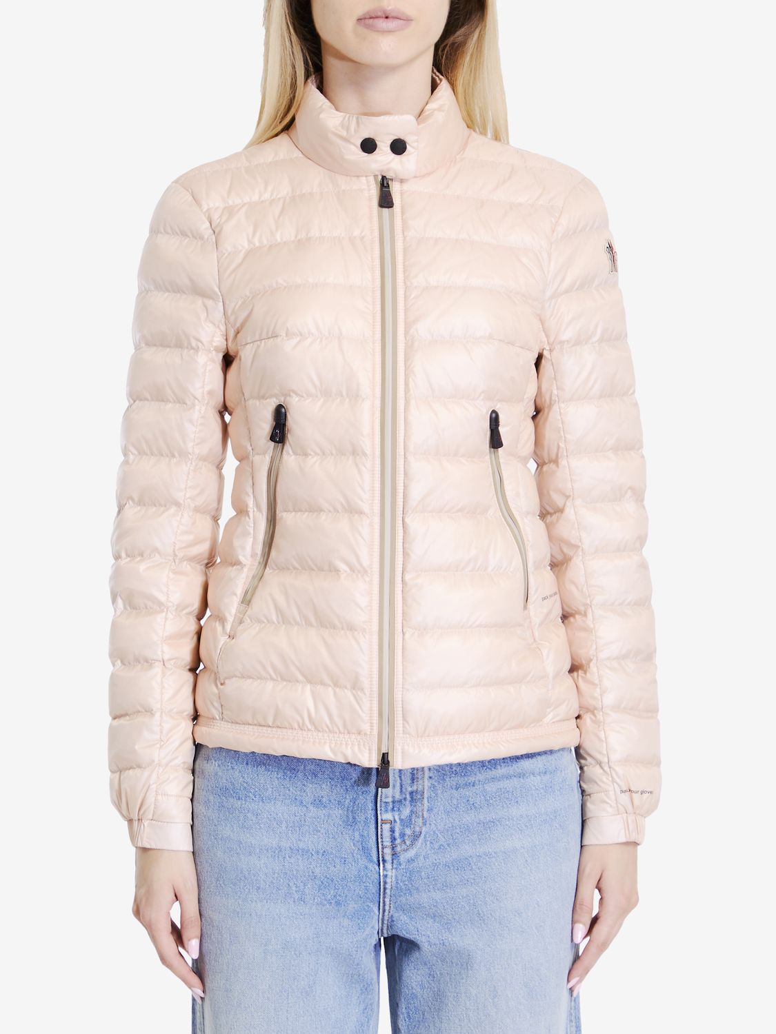 MONCLER GRENOBLE Elegant Short Down Jacket with Packable Design