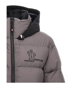 MONCLER Men's Mini Short Down Jacket - Outdoor Performance Ready