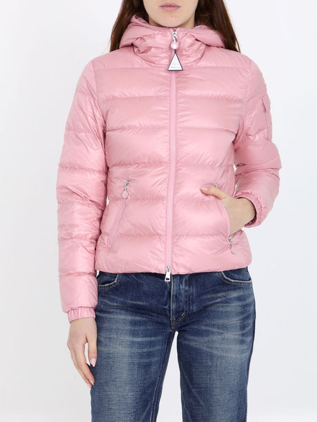 ピンクのショートダウンジャケット - SS24コレクション