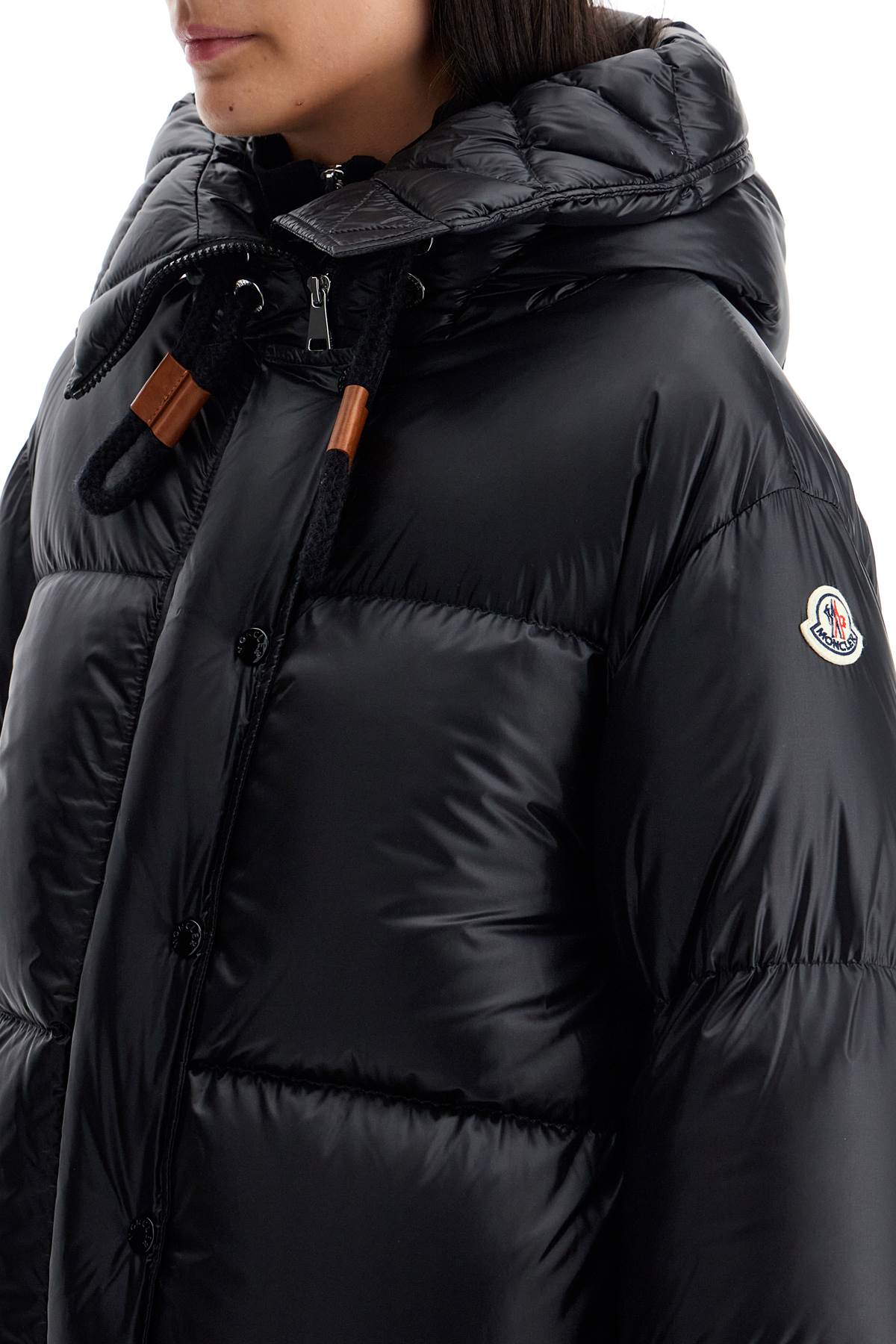 Áo Khoác Puffer Mini Cổ Cao