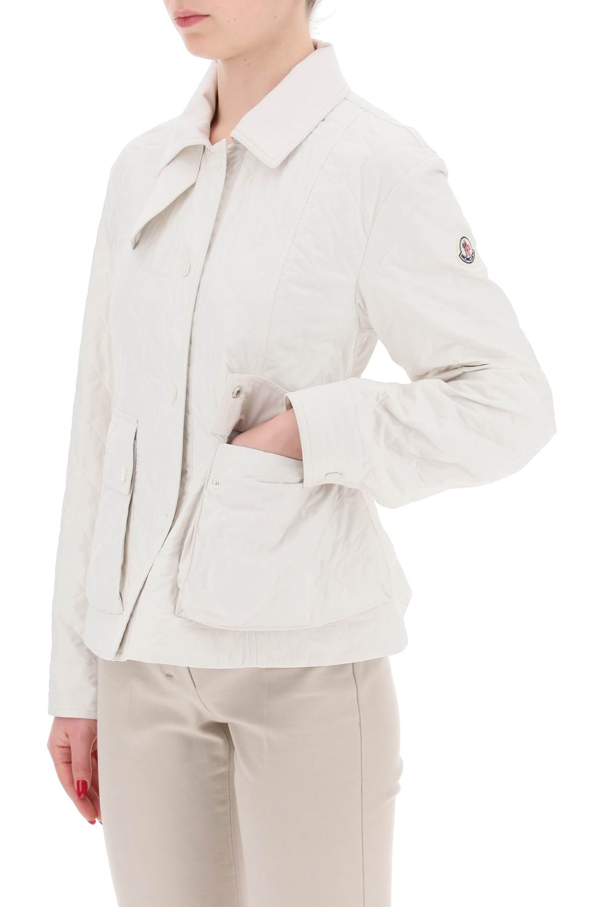 MONCLER Galene Jacket in Nude & Neutrals for Women - SS24 Collection