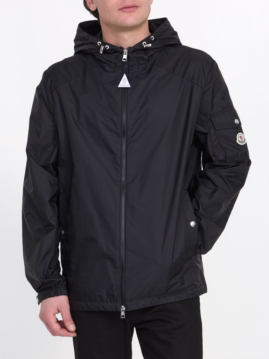 MONCLER Mens Adjustable Rain Jacket - Regular Fit