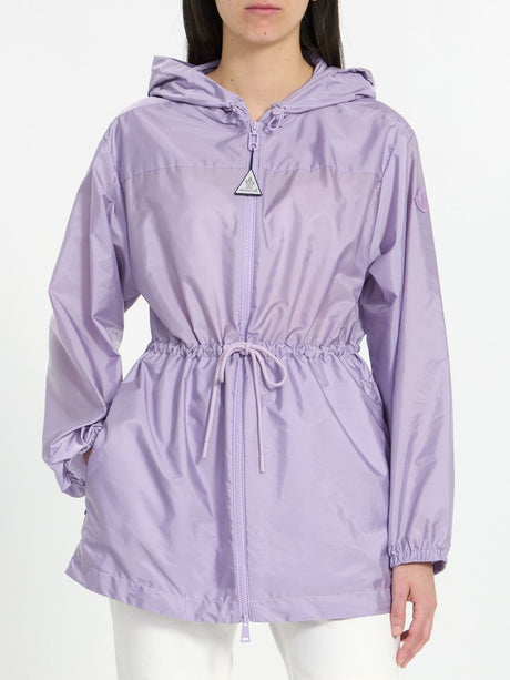 MONCLER Lilac Water-Repellent Hooded Jacket