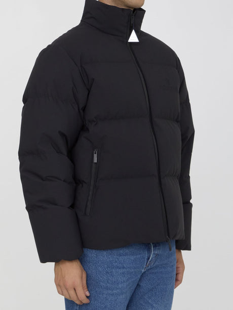 MONCLER Men's Short Down Jacket in Dark Blue