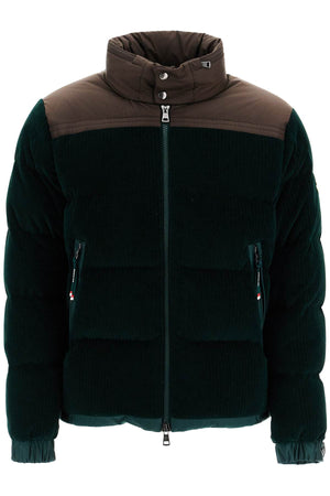 MONCLER Men's Short Corduroy Jacket with Detachable Hood