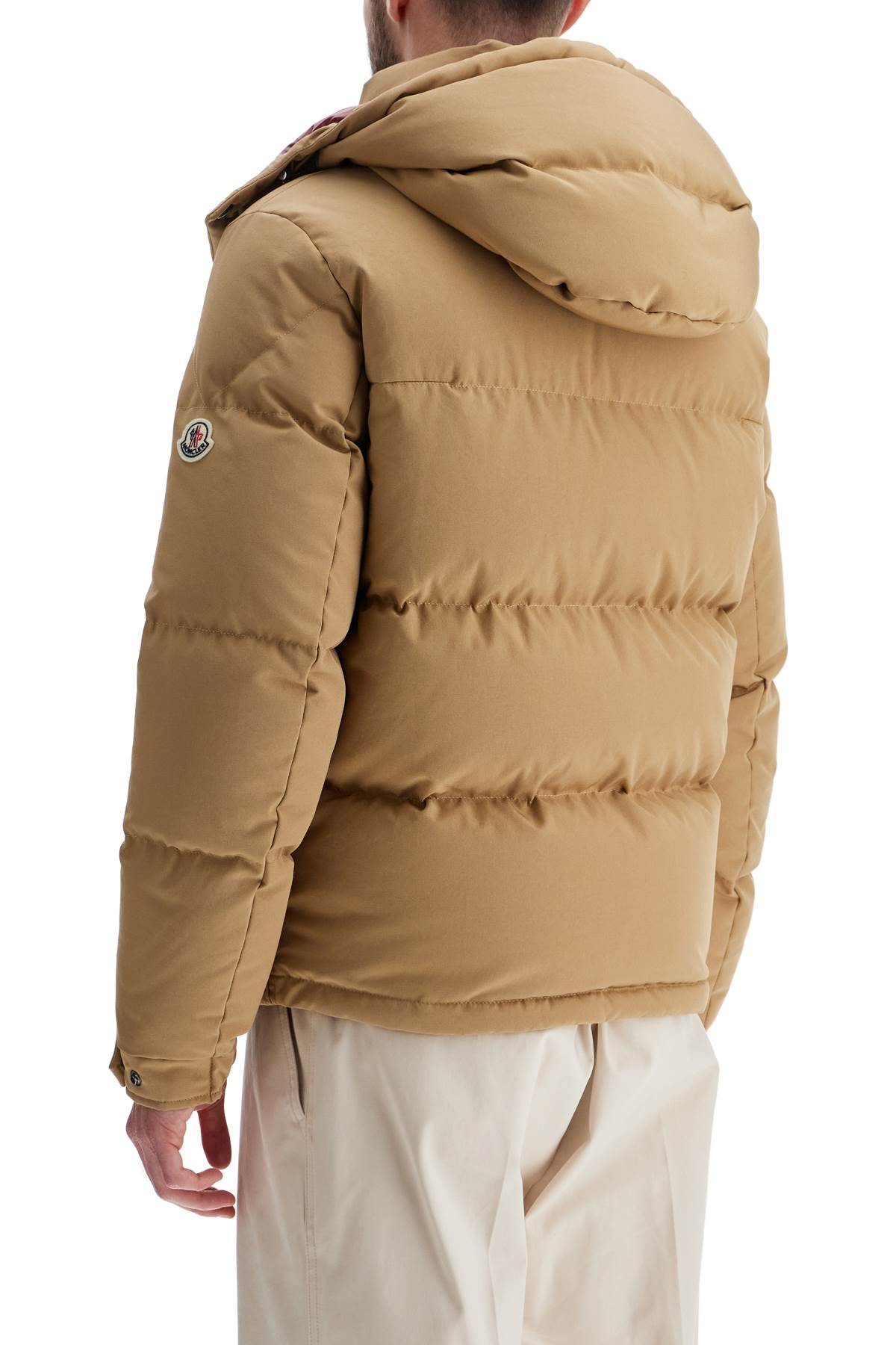 MONCLER Relaxed Fit Quilted Mini Jacket with Removable Hood