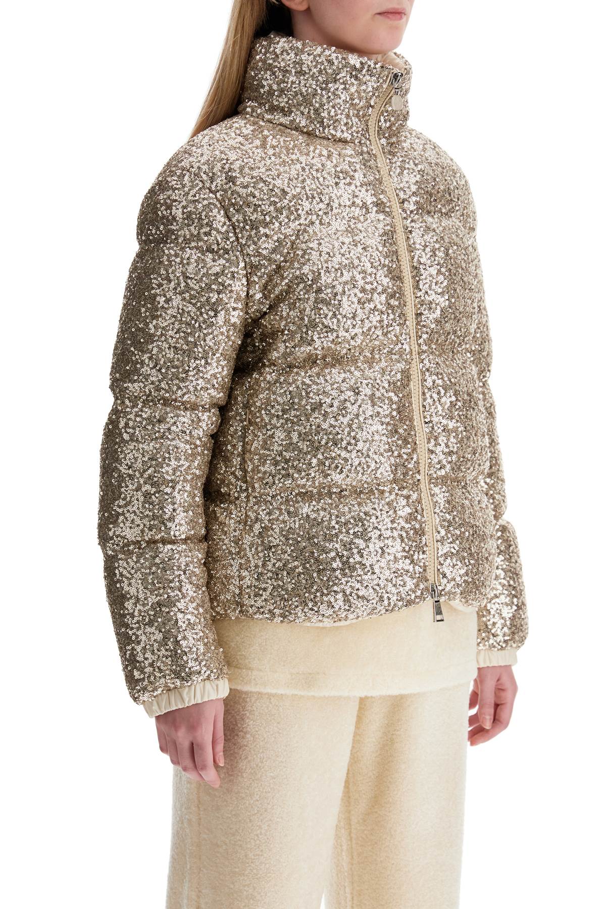 MONCLER Mini Sequin-Embellished Down Jacket for Women