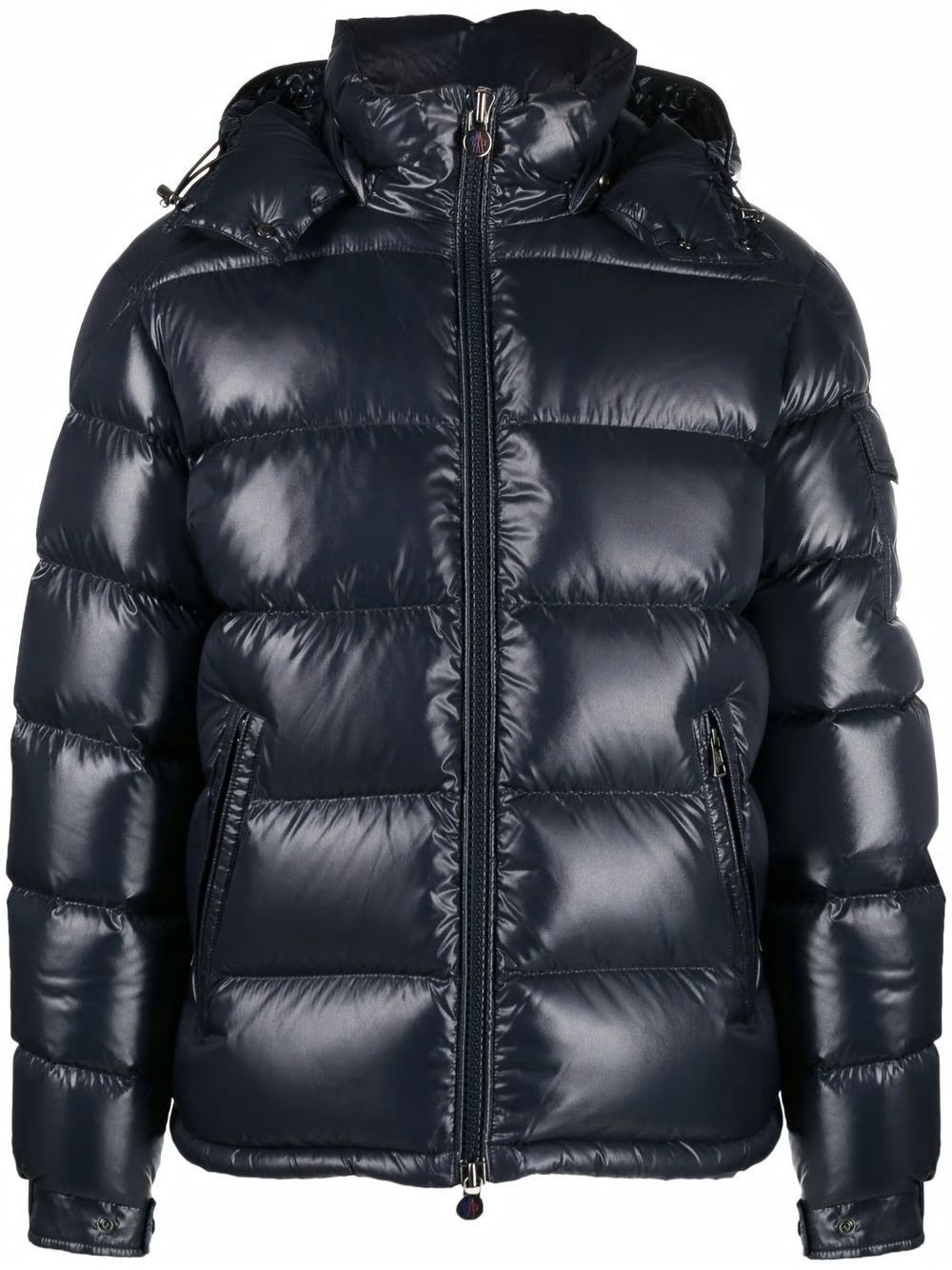 MONCLER Padded Zip-Up Hooded Jacket for Men