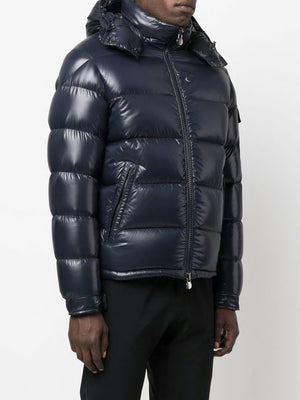 MONCLER Padded Zip-Up Hooded Jacket for Men