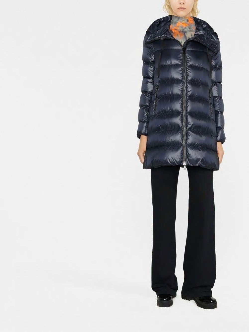 MONCLER Elegant Longline Parka Jacket for Women