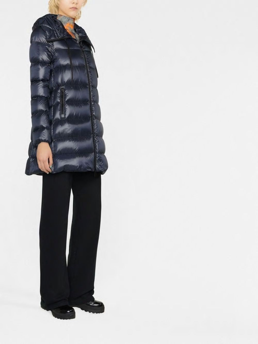 MONCLER Elegant Longline Parka Jacket for Women