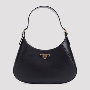 PRADA Mini Leather Shoulder Handbag - 27cm x 17cm x 5cm