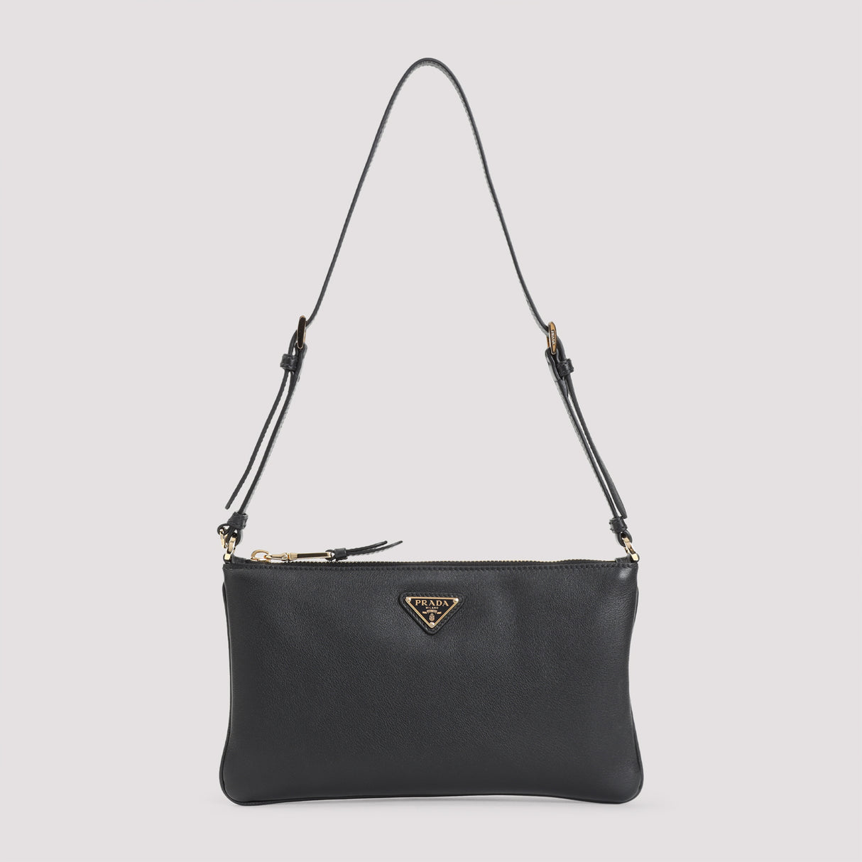 PRADA Soft Gain Flat Shoulder Handbag - Mini Size