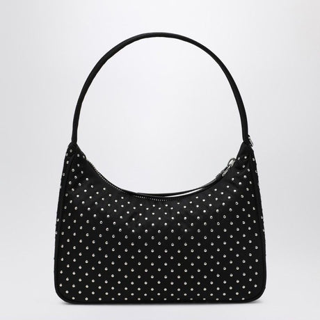 PRADA Studded Re-Edition Handbag with Ribbon Handle