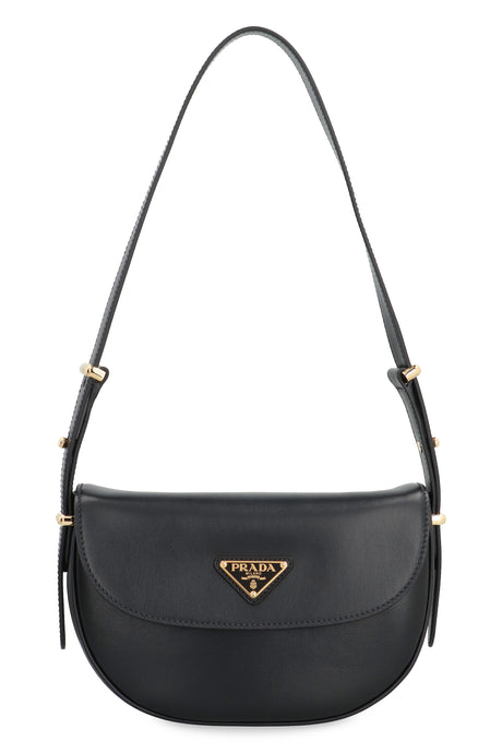 PRADA Elegant Mini Leather Shoulder Handbag 23x12x6 cm