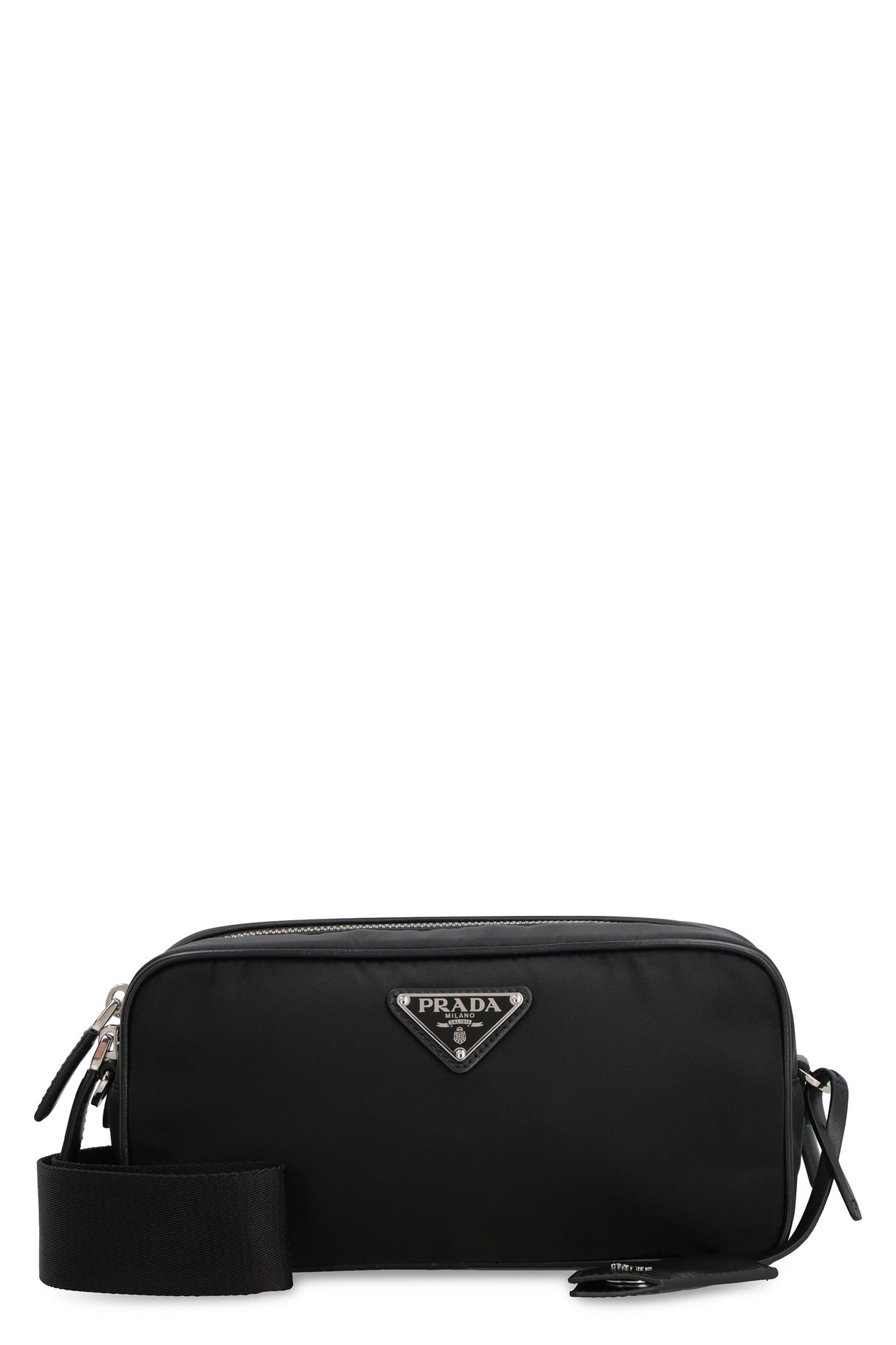 PRADA Sustainably Chic Messenger Handbag in Black