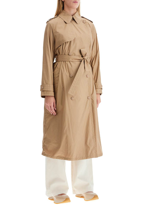 MONCLER Luxury Padded Trench Coat with Belt