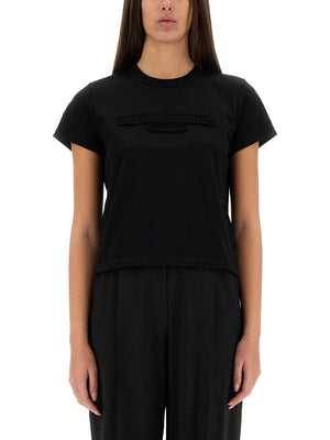 ALEXANDER WANG Embossed Logo T-Shirt - Size S