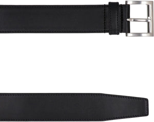 PRADA Sleek Black Leather Belt for Women