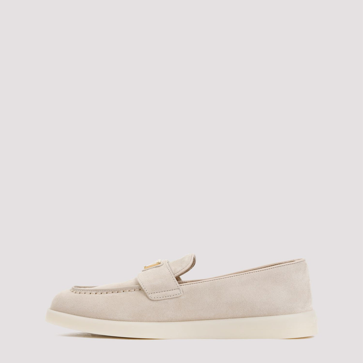 PRADA Luxurious Suede Leather Loafers for Women