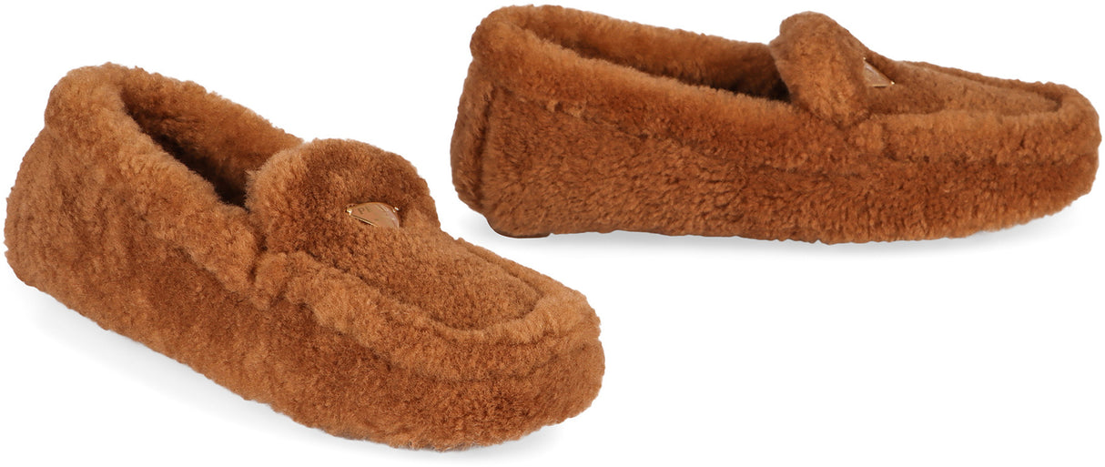 PRADA Luxurious Shearling Loafers for Women