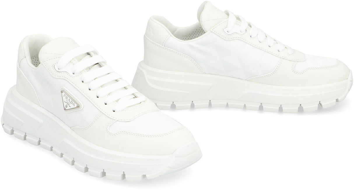 PRADA Nylon Low-Top Sneakers for Women