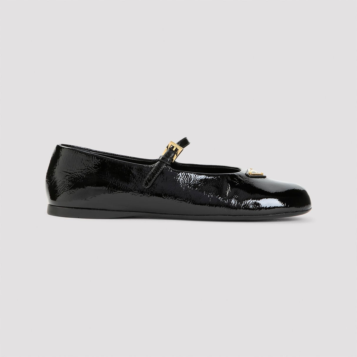 PRADA Lamb Leather Ballerina Flats for Women