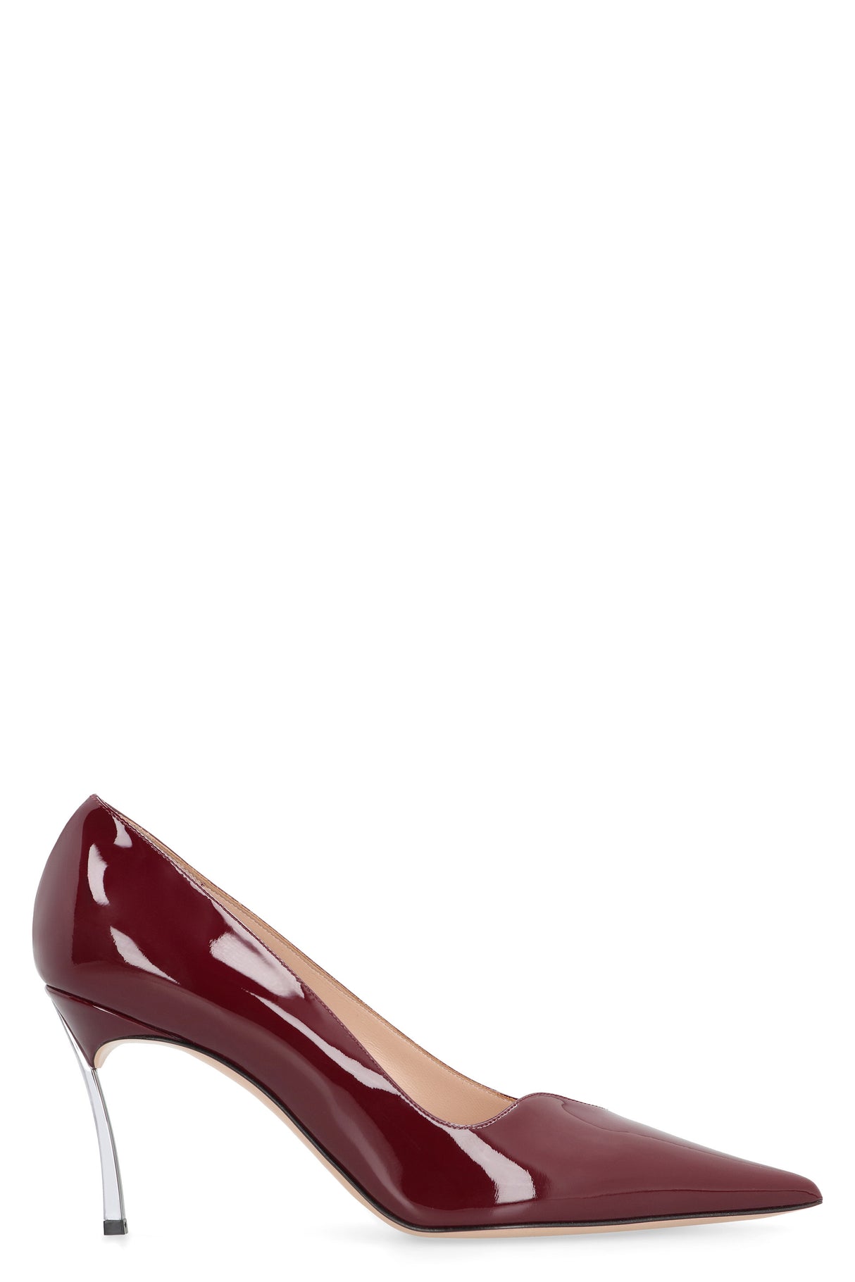 CASADEI Glamorous Red Patent Leather Heeled Pumps