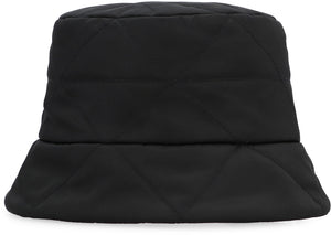 قبعة جلدية سوداء أنيقة للنساء