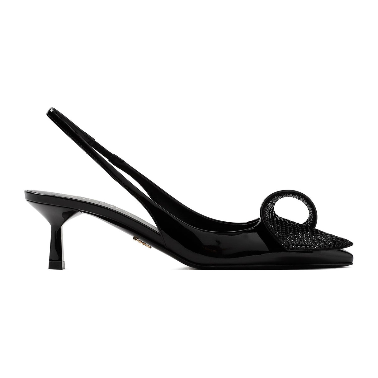 時尚黑色專利皮革女士高跟鞋 - SS24 Collection