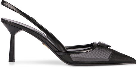 PRADA Mesh Slingback Pumps