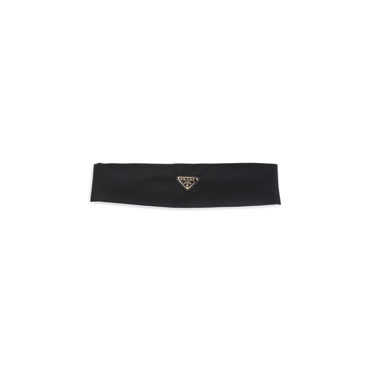 PRADA Elegant Black Polyamide Headband